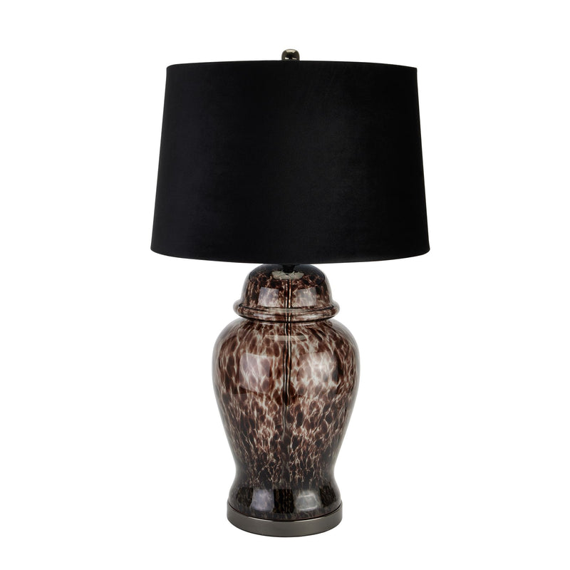 Black Dapple Acanthus Lamp